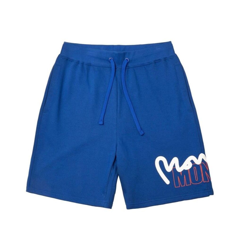 Money Mens Stencil Sweat Shorts / Royal Blue